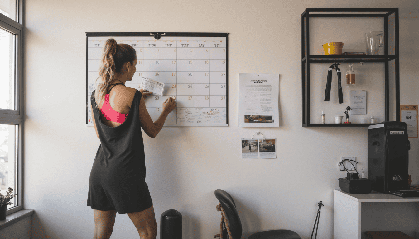 marking workout days