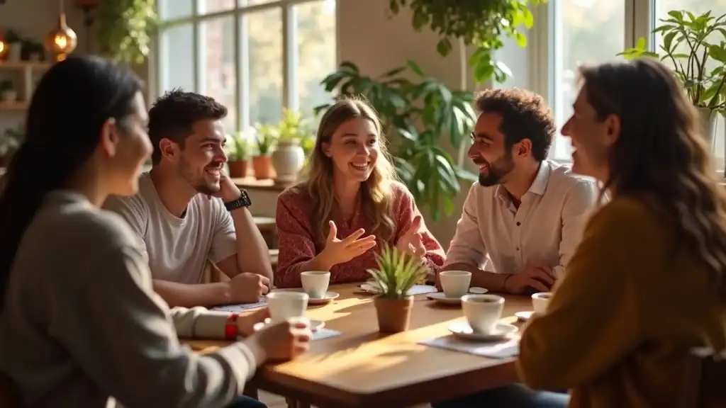 Community support network sharing stories about overcoming driving anxiety