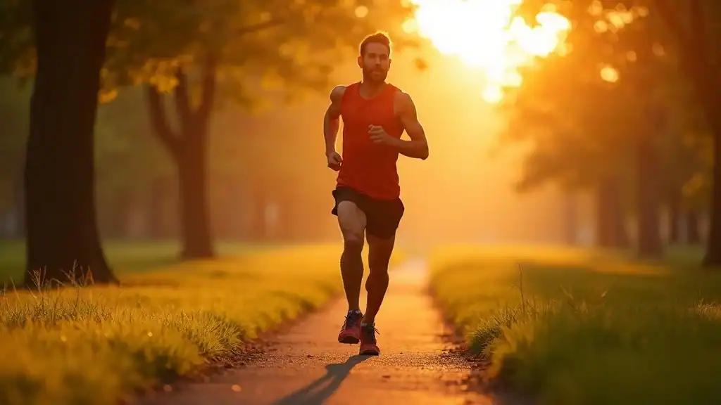 Outdoor jogger exemplifying physical activity for mental health