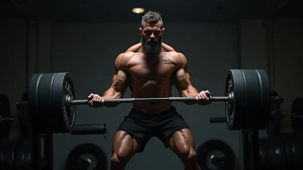 Athlete performing deadlift for strength training - best fat loss exercise routine