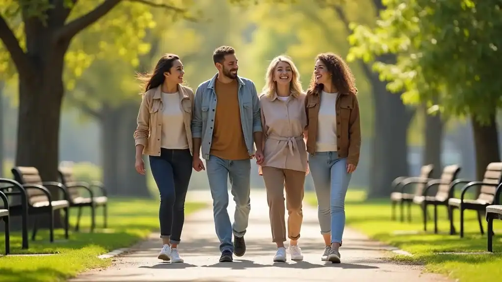 Group walking for support and exercise during bariatric bypass surgery recovery time