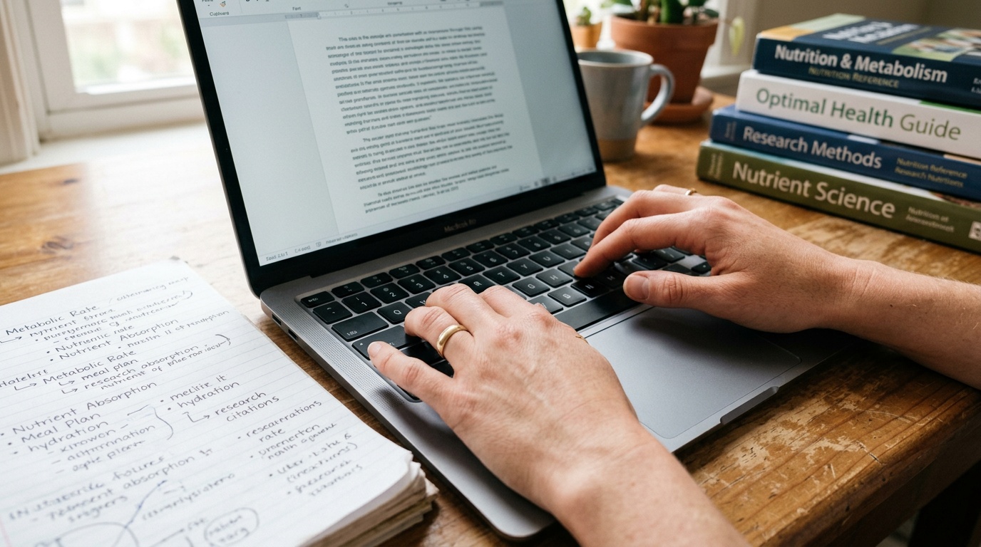 GenZiest writers researching and writing health and wellness articles