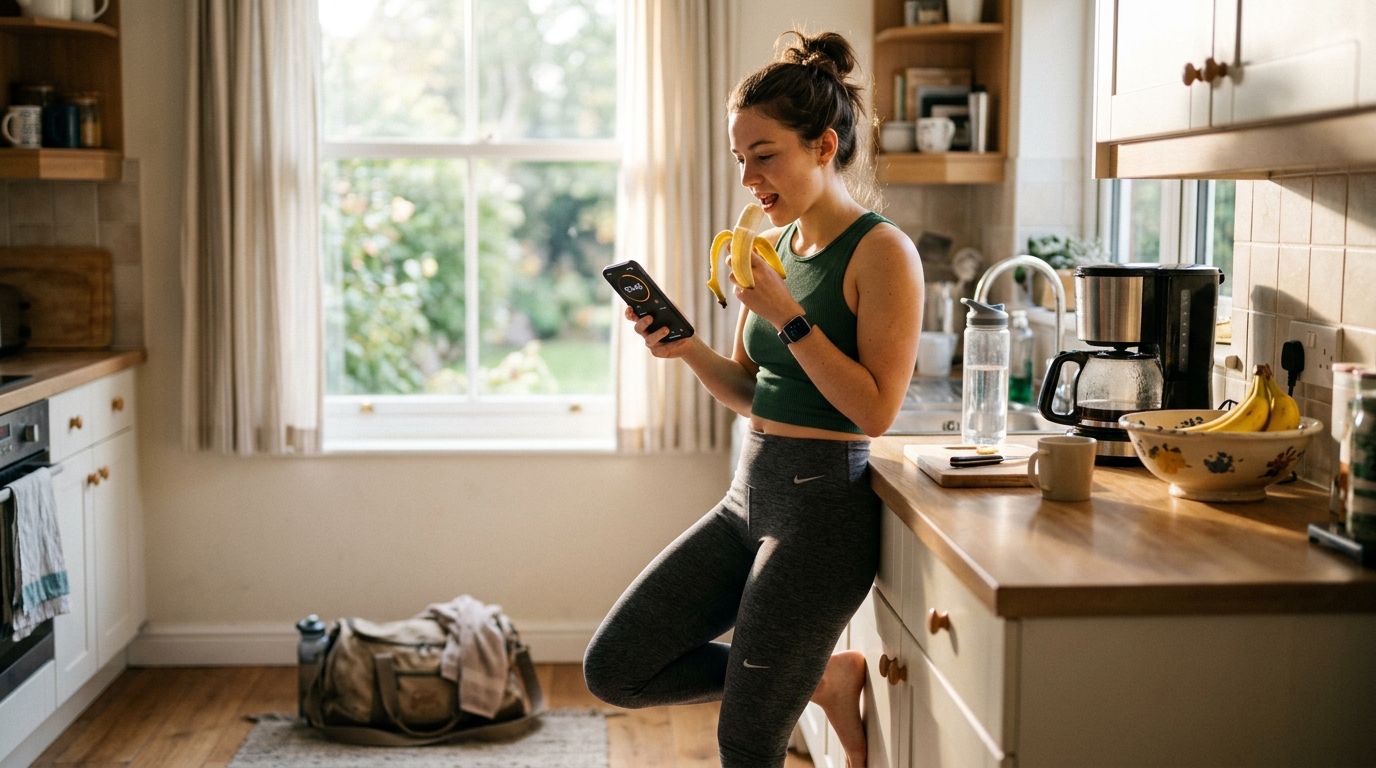 How Long Before A Workout Should I Eat Carbs timing guide with banana