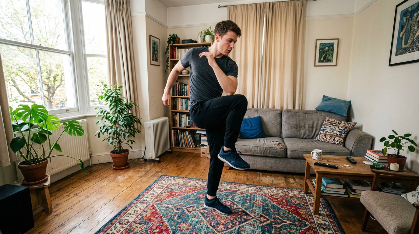 Low-impact cardio moves for beginners with no equipment